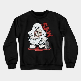 Saw Movie Halloween Ghost Crewneck Sweatshirt